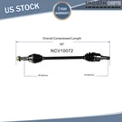 Gsp Rear Left Driver Cv Axle Assembly For 10-2017 Chevrolet Equinox Gmc Terrain. Fixed Price $97.99.