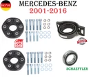Flex Disc Set Front & Rear With Drive Shaft Center Support Bearing Mercedes. Fixed Price $453.33.