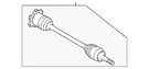 Genuine Nissan Axle Assembly 39601-1EB0B. Fixed Price $917.97.