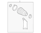 Genuine Audi Inner Boot 5Q0-498-201-E. Fixed Price $53.18.