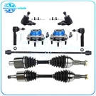 Front Tie Rod End Wheel Hub Bearing Cv Axle Shaft For Chevrolet Impala 2000-2011. Fixed Price $202.58.