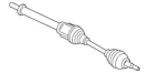 Genuine Ford Axle Assembly CV6Z-3B436-AX. Fixed Price $215.90.