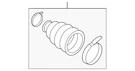 Genuine Nissan Outer Boot C9241-9BT0A. Fixed Price $126.36.