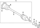 Genuine Nissan Inner Boot C9G41-EA000. Fixed Price $90.45.
