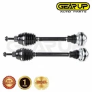 Rear Pair Cv Axle Shaft Assembly For Audi S4 S5 3.0L 4.2L W/ Sport Diff 2010-12. Fixed Price $234.59.