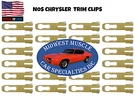 Nos For Mopar Dodge Charger Superbee Vinyl Top Moulding Molding Trim Clip 20P Bq. Fixed Price $11.62.
