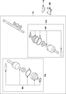 Genuine Nissan Cv Joint Boot Kit C9BDA-4GB0H. Fixed Price $84.66.