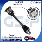 Gsp Oem Front Cv Axle For 2016-2017 Audi Q5 2.0L Turbo. Lifetime Warranty. Fixed Price $156.98.