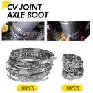 Set Of 20 Small & Large Adjustable Kit Axle Cv Joint Boot Crimp Clamps Universal. Fixed Price $13.99.