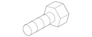 Genuine Volkswagen Shield Bolt N-101-705-12. Fixed Price $20.79.