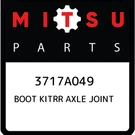 Mitsubishi Boot Kitrr Axle Joint 3717A049, New Genuine Oem Part. Fixed Price $89.17.