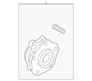 Genuine Mitsubishi Axle Nut AX000793. Fixed Price $18.85.