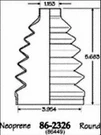 Outer Boot Kit Empi 86-2326D. Fixed Price $28.04.