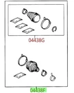 Toyota Camry 2002 - 2006 Cv Axle Boot Kit Genuine Oem. Fixed Price $132.40.