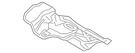 Genuine Volkswagen Heat Shield 5Q1-423-981-P. Fixed Price $28.39.