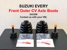 Front Outer Cv Axle Boots For Suzuki Every DA32W 2PCS Lh & Rh Drive Shaft. Fixed Price $139.99.