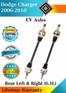 New Oe Rear Cv Axles For 2006-2010 Dodge Charger 6.1L Lifetime Warranty. Fixed Price $271.50.