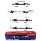 Surtrack Set Of Front & Rear Cv Axle Shafts Kit For Jeep Grand Cherokee Rwd 4WD. Fixed Price $447.95.