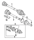 Genuine Audi Cv Joint Boot Band 441-407-293. Fixed Price $10.15.
