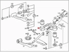 Genuine Mercedes C126 W126 Coupe Sedan Bearing Bracket 1263301343. Fixed Price $676.30.
