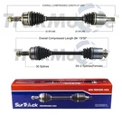 Surtrack Pair Set Of 2 Front Cv Axle Shafts For Honda Accord 3.5L V6 Manual. Fixed Price $179.95.