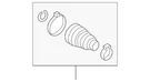 Genuine Volkswagen Inner Boot 5Q0-498-201-H. Fixed Price $12.16.