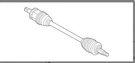 3715A320 Rr/axle Shaft & Joints 08-13 Outlander, 12-17 Lancer. Fixed Price $199.95.