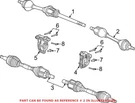 Genuine Oem Mopar Front Driver Left Cv Axle Assembly For Jeep Compass. Fixed Price $381.85.