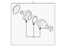 Genuine Volkswagen Inner Joint Assembly 5QM-498-103-G. Fixed Price $315.53.