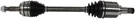 New Gsp NCV69278 Front Left Axle Assembly Compatible With Toyota 12-17 Camry. Fixed Price $63.57.