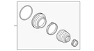 Genuine Mercedes-benz Boot Kit 214-350-65-01. Fixed Price $139.50.