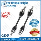 Oe Front Pair Left Right Cv Axle Shaft Set For 2019-22 Honda Insight L4 1.5L Fwd. Fixed Price $280.24.