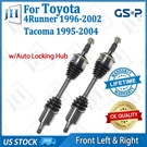 Oe Front Pair Cv Axle Set For 1995-04 Toyota Tacoma 4RUNNER W/auto Locking Hub. Fixed Price $179.58.