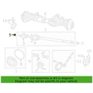Genuine Oem Mopar Differential Housing Support Nut For Ram 3500 68216186AA. Fixed Price $26.19.