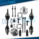 4WD Front Cv Axles Wheel Bearing And Hubs Suspension Kit For 2013-2018 Ram 1500. Fixed Price $389.89.