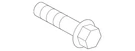 Genuine Audi Axle Bolt WHT-009-363-A. Fixed Price $17.41.