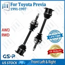 Oe Front Pair Left Right Cv Axle Shaft Set For 1991-97 Toyota Previa L4 Awd Rwd. Fixed Price $224.09.
