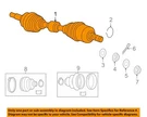 Chrysler Oem 11-17 Compass Front Suspension Drive Axles-axle Assy 5085224AE. Fixed Price $638.39.