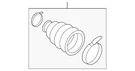 Genuine Nissan Outer Boot C9241-9BT0A. Fixed Price $127.91.