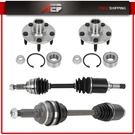 Awd 07-10 Ford Edge Lincoln Mkx 2 Front Cv Axle Shaft & Wheel Bearing Hub. Fixed Price $207.16.