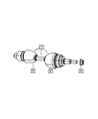 Genuine Mopar Half Shaft Boot Kit 5161608AA. Fixed Price $48.39.