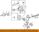 Chrysler Oem 02-12 Liberty Front Axle Carrier-inner Boot 5066024AA. Fixed Price $118.20.