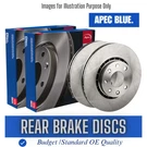 Brake Discs Pair Rear For Audi Tt 224BHP 8N 1.8 98- 06 Petrol Blue. Fixed Price $61.14.