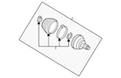 Genuine Volkswagen Outer Joint Assembly 5QN-498-099-B. Fixed Price $136.06.