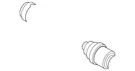 Genuine Nissan Cv Joint Kit C9211-6LB0A. Fixed Price $299.52.