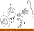 Chrysler Oem 88-17 Acclaim Brake Components-hub Bearing Washer 6503352. Fixed Price $37.55.