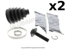Audi (2012-2017) Axle Boot Kit Front Left And Right Outer (2) Oem Gkn Loebro. Fixed Price $91.30.