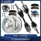 Front Brake Rotor Pad Cv Axle Wheel Hub Bearing Kit For Chevy Impala Monte Carlo. Fixed Price $283.99.