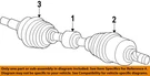 Chrysler Oem 07-17 Caliber Front Suspension Drive Axles-axle Assy 5273438AG. Fixed Price $430.49.