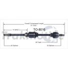 Trakmotive TO-8016 Cv Axle. Fixed Price $127.28.